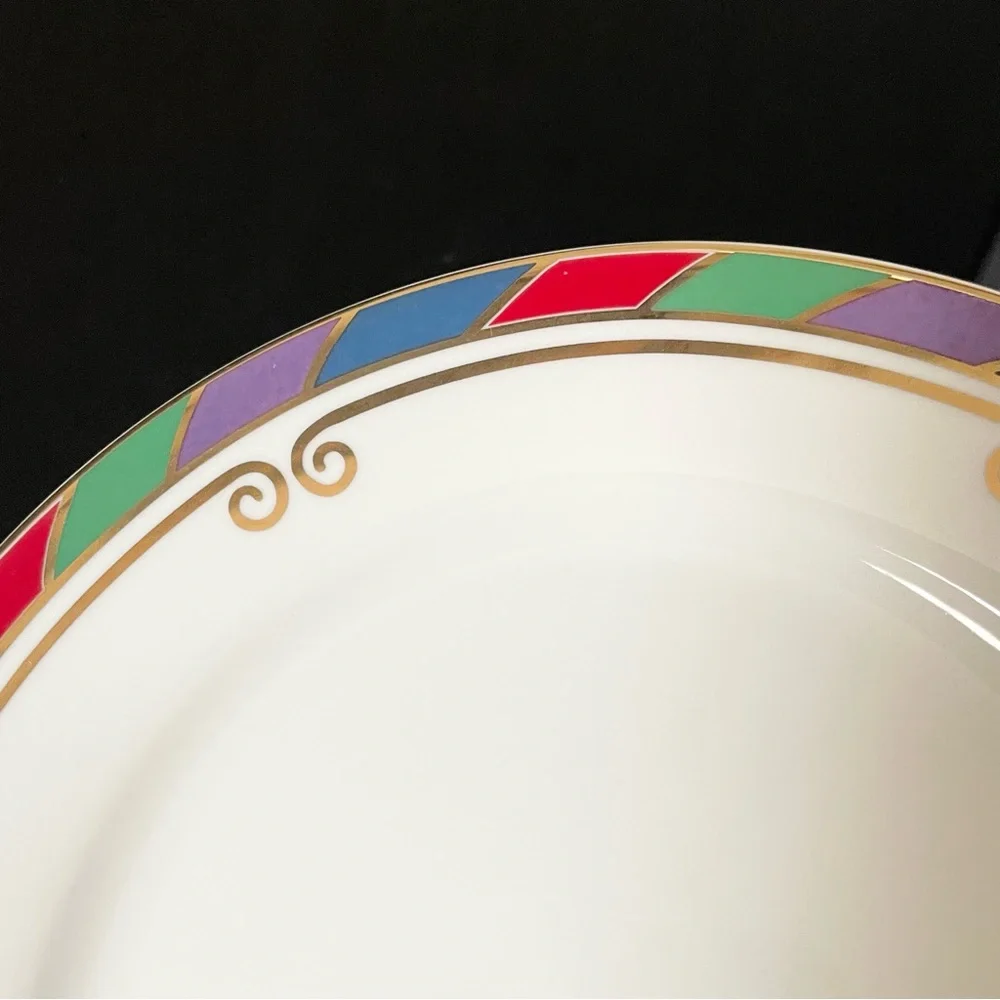 SET of 5 Celebration Salad or Dessert Plates by Pier 1